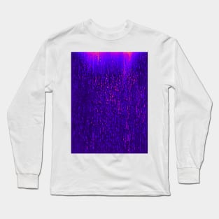 Blue binary code Long Sleeve T-Shirt